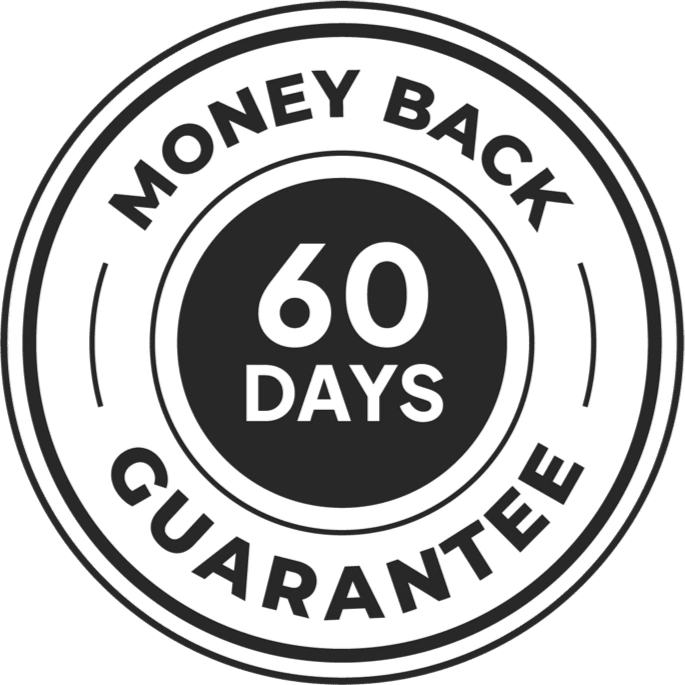 BreathiZen 60-day money-back guarantee badge